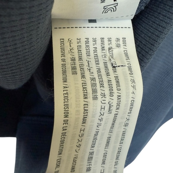 Abercrombie Kids Boys Blue Polo Shirt Size 12 Short Sleeve Classic Waffle Knit - Picture 5 of 5